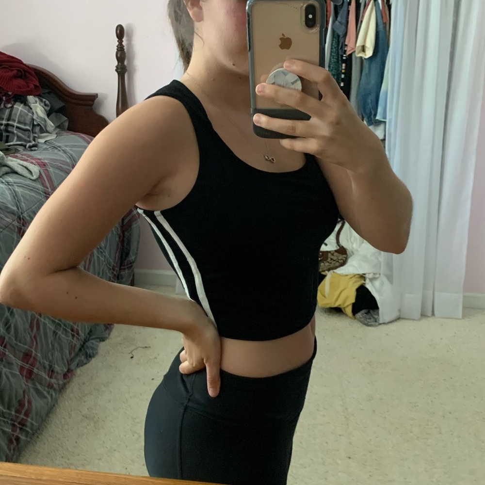 Akira hooded crop tank